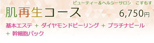 肌再生コース